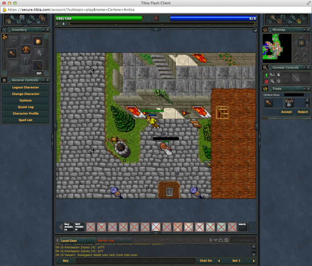 Scale Armor de propriedade do servidor de Nova. Segundo o autor da foto, o nome foi escondido por razões obvias.