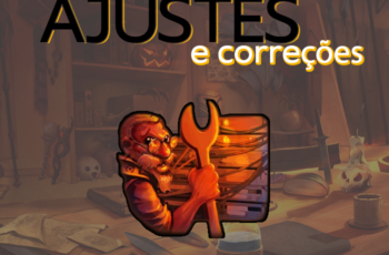 Correções e mudanças