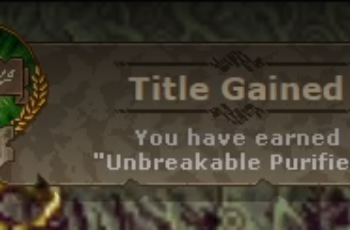 Histórico: Unbreakable Purifier!